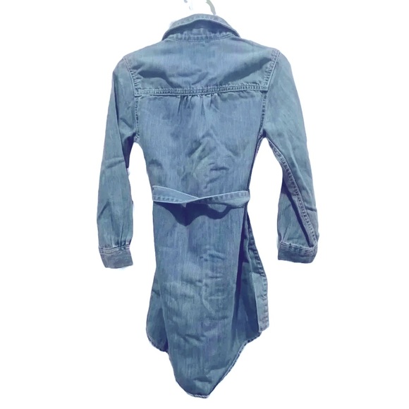 NWT Girls’ Shirt Dress | Chambray Denim | Matching Belt | Old Navy - Picture 4 of 8